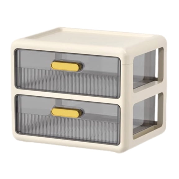 EUDIDV Home Storage Boxes Drawer-type Desktop Storage Box Office Desk Station Organizer Stationery Cosmetics Storage Rack Storage Cabinet Shelf Dividers