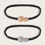 Aellinatey Stretchable Waist Belt with Adjustable Elastic for Jeans and Casual Pants
