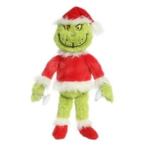 Aurora - Medium Green Dr. Seuss - 12" Stuck On You Grinch - Whimsical Stuffed Animal