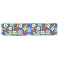 thumbnail image 4 of MKHERT Hibiscus Pattern Table Runner for Office Kitchen Dining Room Wedding Party 16x72 inch, 4 of 4