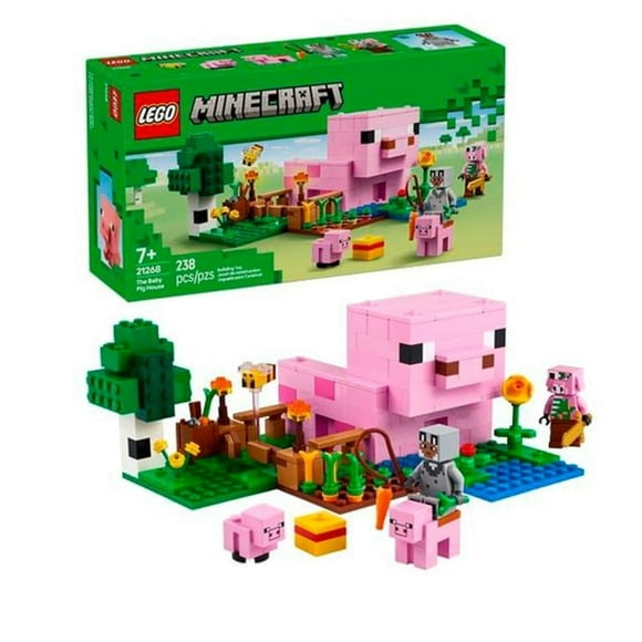 Set LEGO Minecraft La Casa-Cerdo Bebé 21268