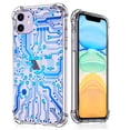 thumbnail image 1 of Circuit Board Clear Case for iPhone 11,Aesthetic Art Design Case for Men Women,Unique Soft Transparent TPU Bumper Case Cover, 1 of 5