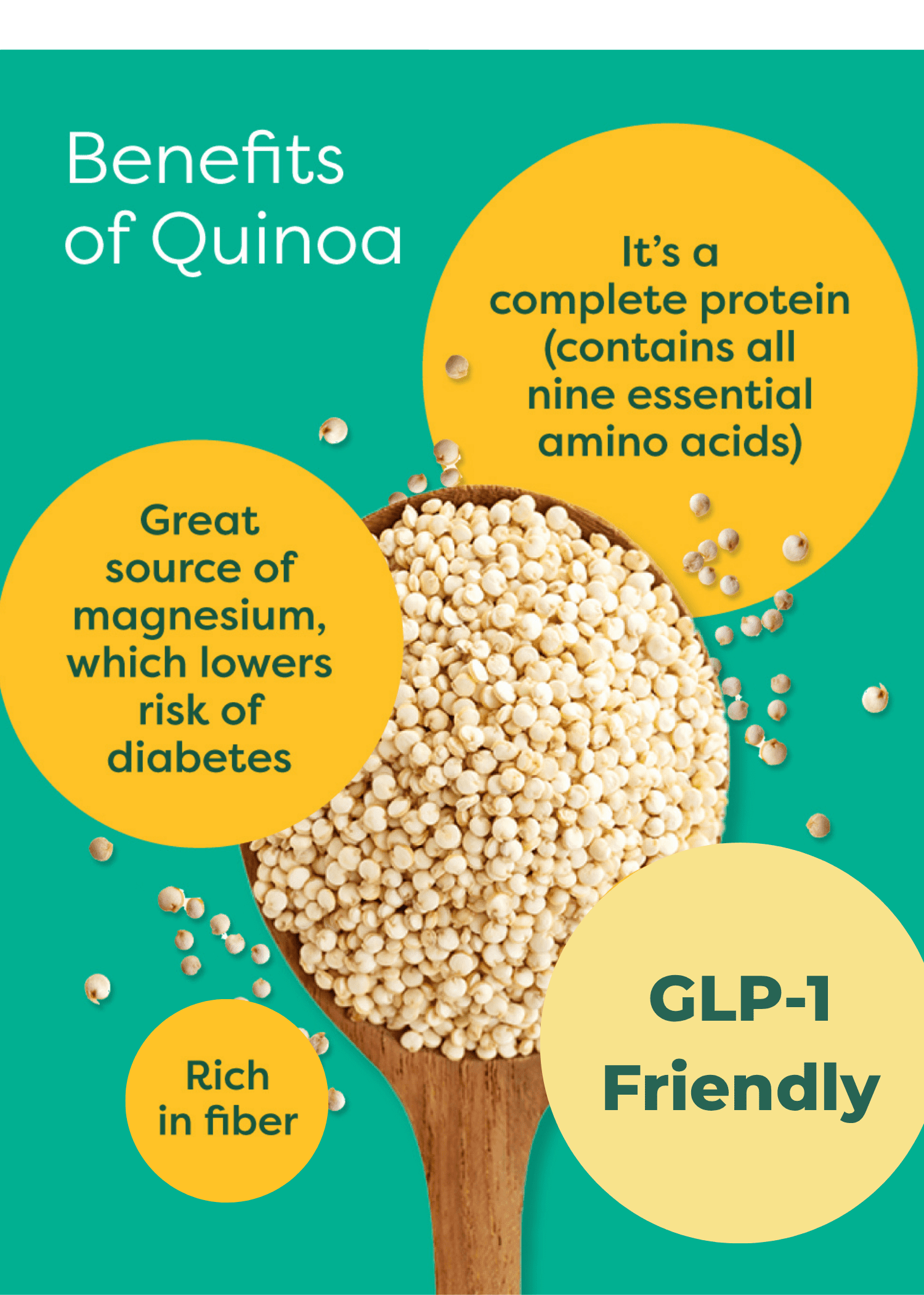 (5 pack) Ancient Harvest Organic Harmony Quinoa, 14.4 oz Bag