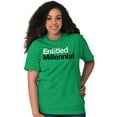 thumbnail image 4 of Entitled Millennial Funny Sarcastic Men's Graphic T Shirt Tees Brisco Brands L, 4 of 6