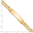 thumbnail image 3 of 14K Yellow Gold Anchor Link Id Bracelet (8 X 10) Made In United States cgl200id-8, 3 of 5
