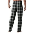 thumbnail image 3 of JGNGSHN Mens Pajama Pants Plaid Sleep Lounge Pant Warm Sleepwear Pants PJ Bottoms with Pockets and Button Fly, 3 of 4