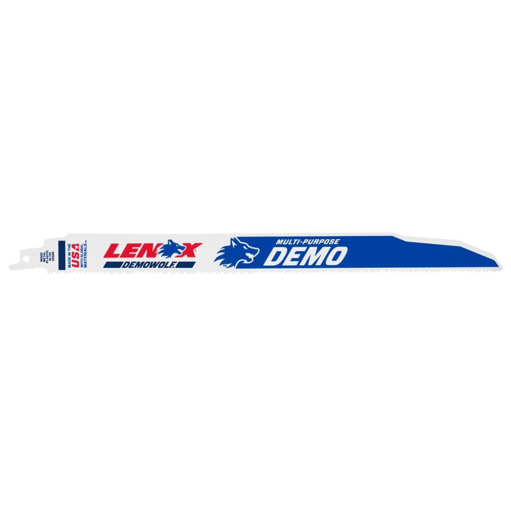 Lenox 12In 10 Tpi Demowolf Reciprocating Saw Blade 25Pk
