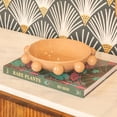 thumbnail image 3 of Bloomingville 9.75 Inches Stoneware Bowl with Orbs and Reactive Glaze, Nude, 3 of 9