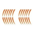 thumbnail image 1 of ZheElen 12pcs 3inch Archery Turkey Feathers Fletchings Vanes Orange 3 Inch 2Set, 1 of 6