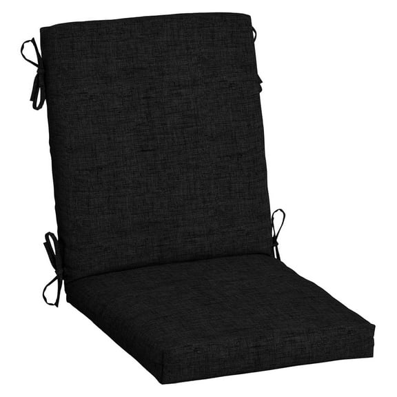 ARDEN Outdoor Dining Chair Cushion, 20 x 20, Rain-Proof, Fade Resistant, 20 x 20, Black Leala 20"L x 20"W 1