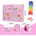 thumbnail image 3 of 208 Piezas De Arte Para Niños Kit Set De Dibujo Portátil, 3 of 8