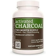 Activated Charcoal | 1,000 mg, 60 Vegan Capsules Dietary Supplement