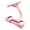 Pink, variant on awjaisca Pedal Resistance Band with Handle, 10-Tube Pedal Ankle Puller Exerciser, Multifunction Tension Rope for Arm, Leg, Waist, Shoulder Training