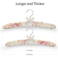 thumbnail image 2 of Satin Padded Sweater Hanger Women's Thick Padded Hanger, 2 of 6