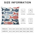 thumbnail image 5 of ONETECH Fish Throw Pillow Covers Home Decor , Fish Decorative Pillowcase Cushion Cover Soft Durable for Bed Sofa Couch, 5 of 5