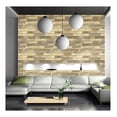thumbnail image 2 of Vinilo Tapiz Parquet Ladrillo Madera Autoadherible INOVIS Decorativo 60x1000cm, 2 of 4