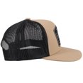 thumbnail image 5 of Hooey Mens Trip Western Original Logo Adjustable Snapback Cap Hat, Tan / Black, 5 of 5