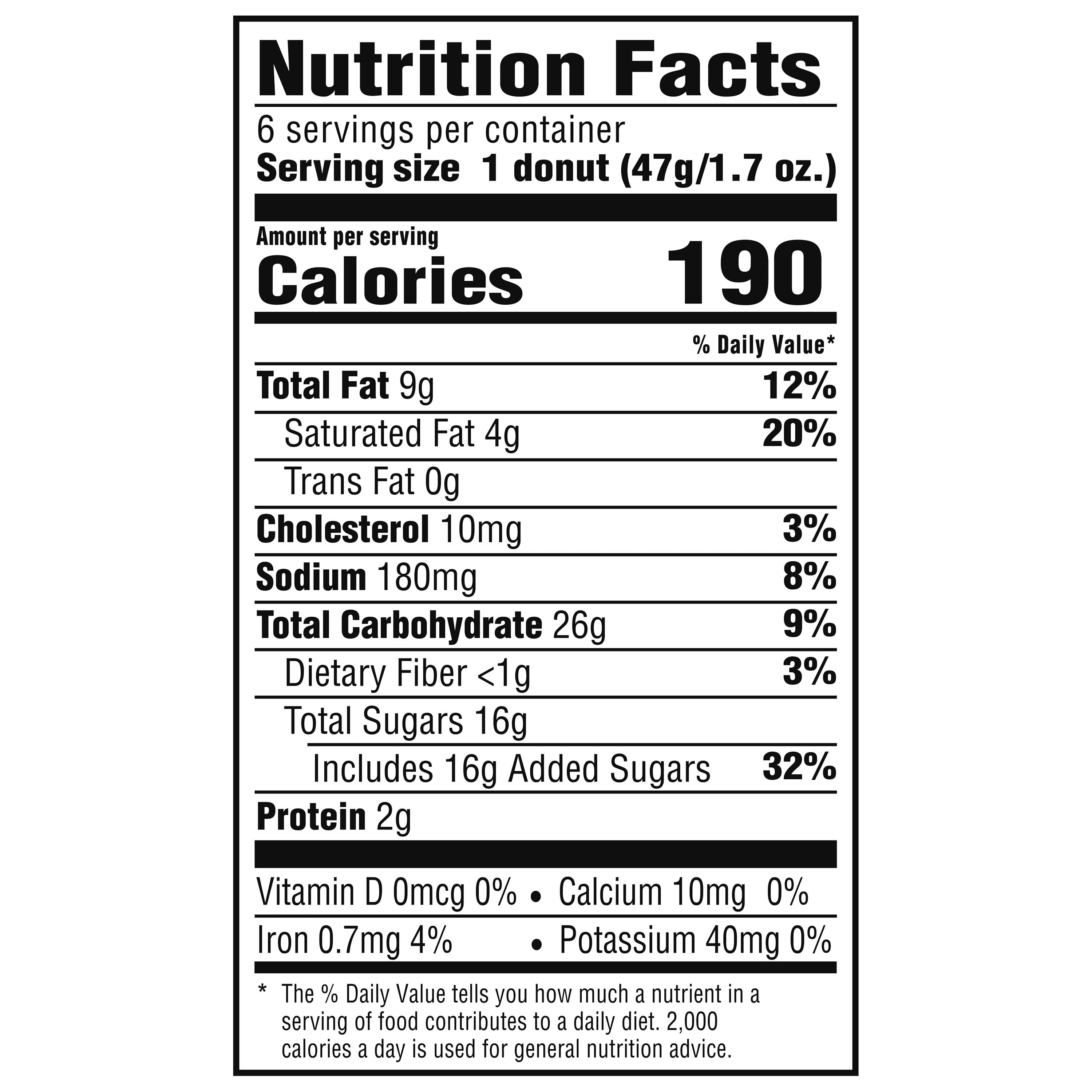 Freshness Guaranteed Apple Cider Cinnamon Sugared Donuts, 10 oz Clamshell, 6 Count (Shelf-Stable)