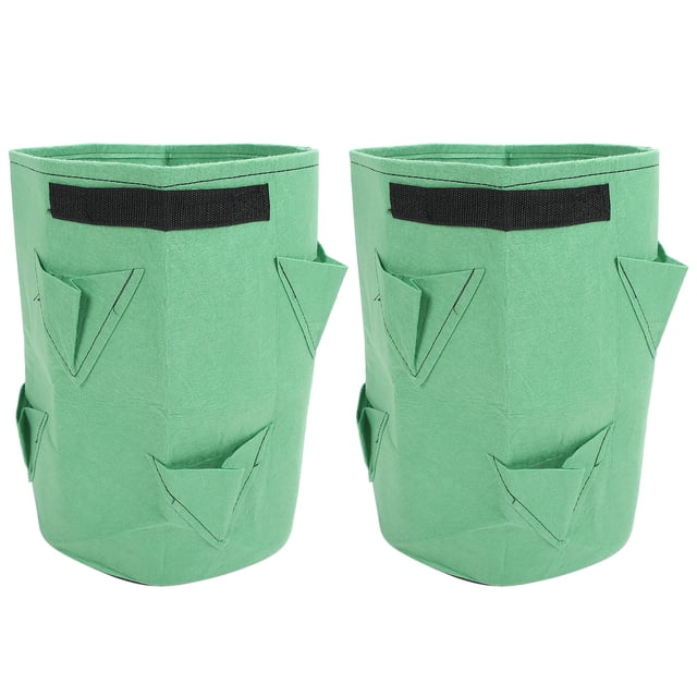 Potato Grow Bags, Plant Grow Bags, 10 Gallons Felt For Potato Strawberries