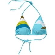 Juniors Stripe String Bikini Top