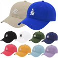 thumbnail image 2 of Ajustable Hombres Mujeres NY LA Snapback Gorras De Béisbol Casual Sólido Gorra Bboy Hip Hop Sombrero, 2 of 4