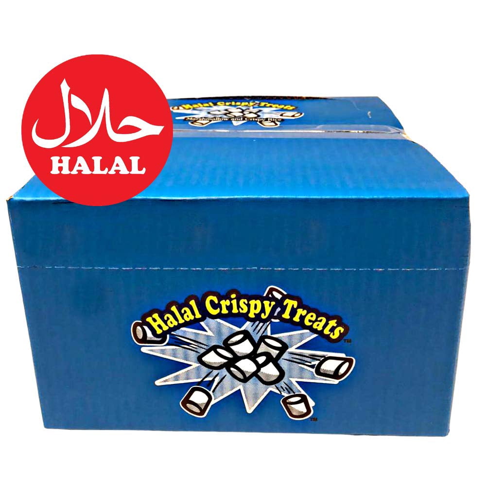 Halal Crispy Treats, Marshmallow and Crispy Rice 64 Count X 33g