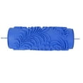 thumbnail image 1 of Embossed Pattern 5inch Soft Rubber DIY Decorative Painting Rollers, Wall Stencils Brush Painting Tools for Wall Ceiling - Inch, 1 of 6