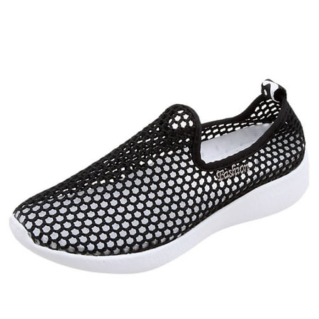 

Summer Ladies Mesh Breathable Running Shoes Slip-On lightweight sneakers Shoes