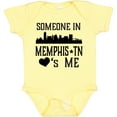 thumbnail image 3 of Inktastic Memphis Tennessee Someone Loves Me Skyline Boys or Girls Baby Bodysuit, 3 of 5