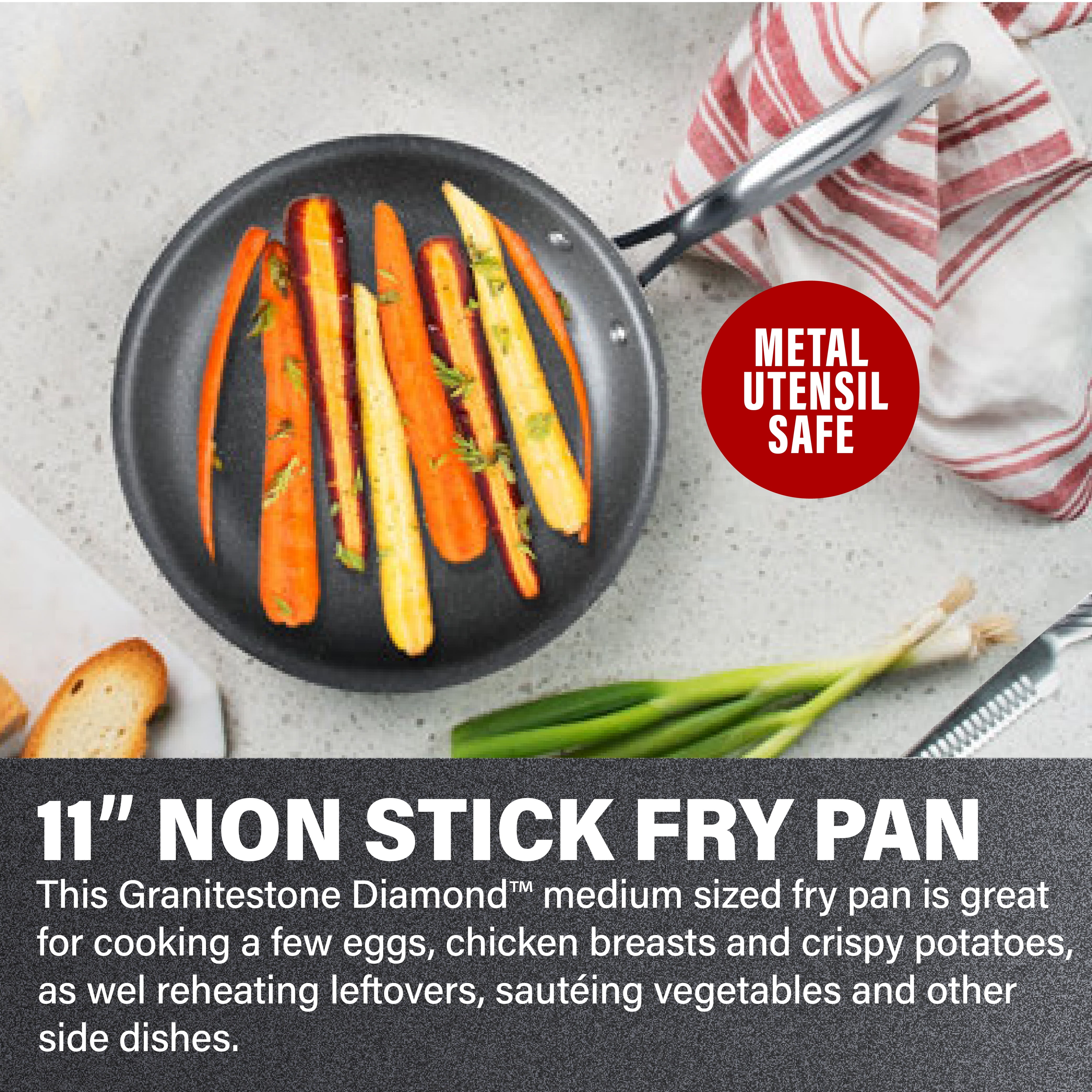 11 in - Nonstick Fry Pan PrimecookSmeralda