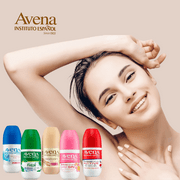 Avena Roll-On Deodorant, 100% Natural Oat, Unisex, Long-Lasting, 2.5 Fl oz. Bottle