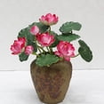 thumbnail image 1 of 2 ramos de flores de loto artificiales, flor de mesa de simulación de lirio de agua de tacto real para fiestas, arreglos de oficina en el hogar, decoración interior y exterior, 1 of 5