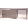 thumbnail image 2 of Mobital Savvy 3 Drawer Extension Dresser in High Gloss Gray, 2 of 2