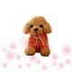 thumbnail image 2 of FELTECHELECTR Peluche de caniche de imitación de 25 cm para niños (colores claros y marrones al azar), 2 of 6