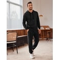 thumbnail image 2 of COOFANDY Men's Tracksuit 2 Piece Hooded Athletic Sweatsuits Casual Running Jogging Sport Suit Sets, 2 of 6