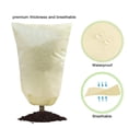 thumbnail image 5 of SM Adjustable Beige Plant Protective Cover - 200cm x 240cm - Winter-Proof & Reusable, 5 of 5