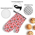 thumbnail image 3 of Fotbe Cartoon Strawberry for 4Pcs Oven Mitts and Pot Holders, 500℉ Heat Resistant Oven Mitts , Non-Slip Silicone Surface Safe for Baking, Cooking, BBQ, 3 of 6