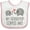 White and Pink, variant on Inktastic My Grandpop Loves Me Elephant Boys or Girls Baby Bib