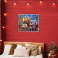 thumbnail image 2 of Winter Holiday Camper Party White Framed Giclee Art, design by Henriette Chinaglia, 2 of 9
