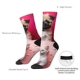 thumbnail image 4 of KLL Colorful Dog Cat Collage Print Cool Socks Men's Women's Crew Socks Funny Crazy Novelty Stockings, 4 of 6