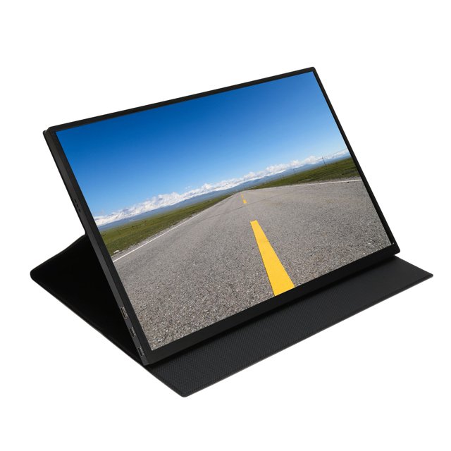Moniteur Portable IPS FHD HDR 16 Po avec Rafraîchissement 60 Hz, Écran Externe Mini HD Type‐C pour Ordinateur Portable et Tablette