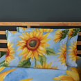 thumbnail image 3 of 2/3pcs Sunflower Fitted Sheet Set Children Adult Soft Cozy Bedding Set with Pillowcase,Queen (60"x80"), 3 of 5