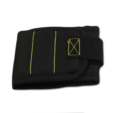 

5Pcs Wristband Tool Bag Nails Screws Bolts Storage Scissors Screwdriver Wearable Strong Adsorption Woodworking Electrician Black