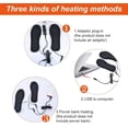 thumbnail image 2 of Electric Heated Insoles, Thermal Insoles, USB Rechargeable Shoe Heating, Washable Heated Shoes Pad, Warm feet on Winter Adventures Like Hunting, Working, Skiing, 2 of 5