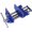 Blue + Steel, variant on 7 Inch Quick Release Woodworking Vise with Heavy-Duty Cast Iron for Bench, Blue Steel Rapid Action Lever for Fast Adjustments
