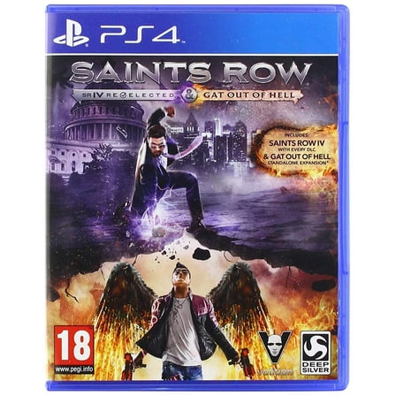 Saints Row 4: Re-Elected and Gat Out Of Hell First Edition (Playstation 4 - PS4) includes Saint Row IV with every DLC