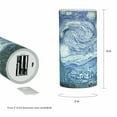 thumbnail image 3 of Scented Starry Night LED Candle Remote Timer Flickering Flameless Van Gogh Art, 3 of 4
