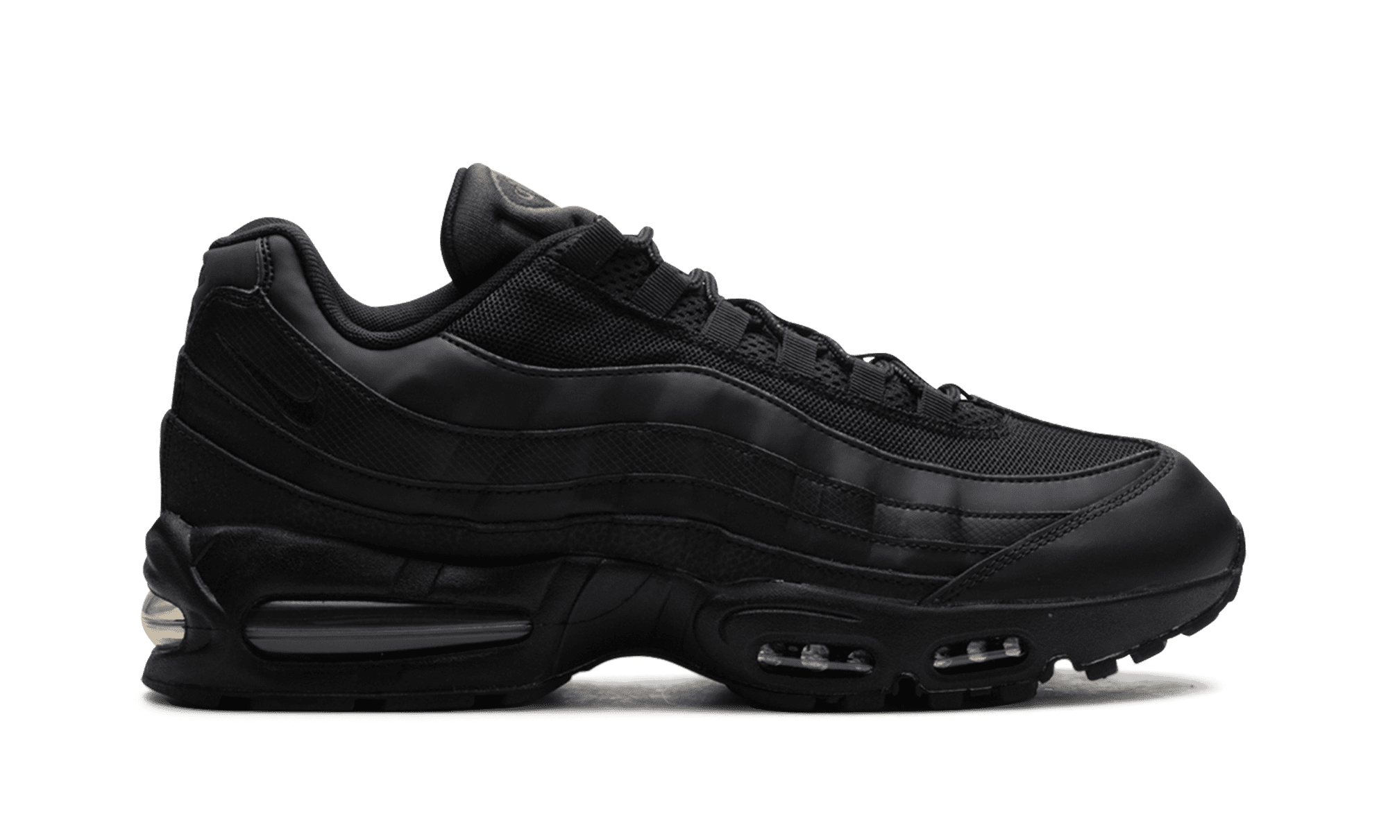 NIKE MENS Air Max 95 Big Bubble "Triple Black" HM8755 001 HM8755 001 from Stadium Goods
