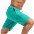 thumbnail image 4 of purcolt Men's Swim Trunks Elastic High Waisted Drawstring Quick Dry Shorts Casual Breathable Summer Beach Vocation Short Pants with Liner, 4 of 5