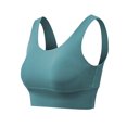 thumbnail image 2 of Sujetador de yoga para mujer, camisetas sin mangas con relleno, chalecos informales recortados para, 2 of 8